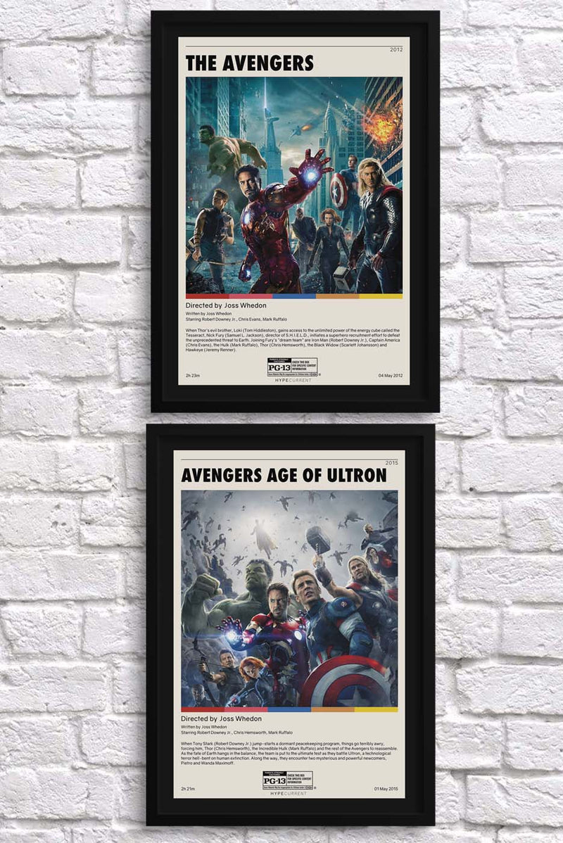 Marvel The Avengers MCU Digital Poster Pack