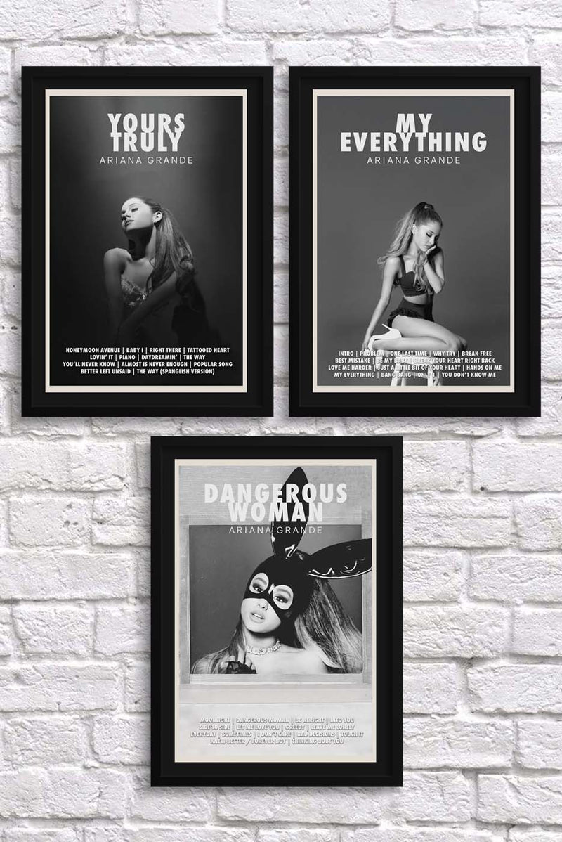 Ariana Grande Album Cover Digital Poster Pack