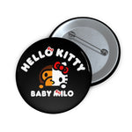 Hello Kitty x Baby Milo Bape Button in Black