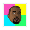 Kanye West - Color Block Sticker