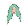 Kylie Jenner - Teal Hair Sticker