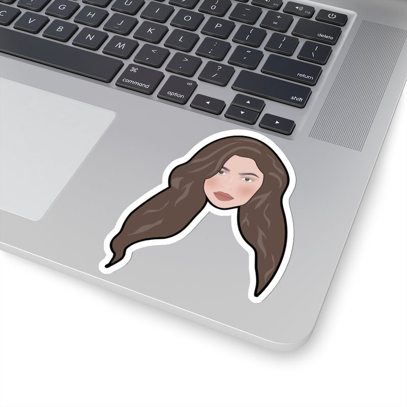 Kylie Jenner - Brown Hair Sticker