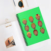 Faces of Rodman Notebook in Green