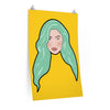 Kylie Jenner - Teal Hair Poster