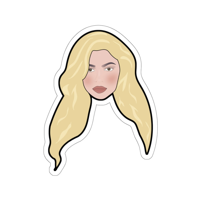 Kylie Jenner - Blonde Hair Sticker