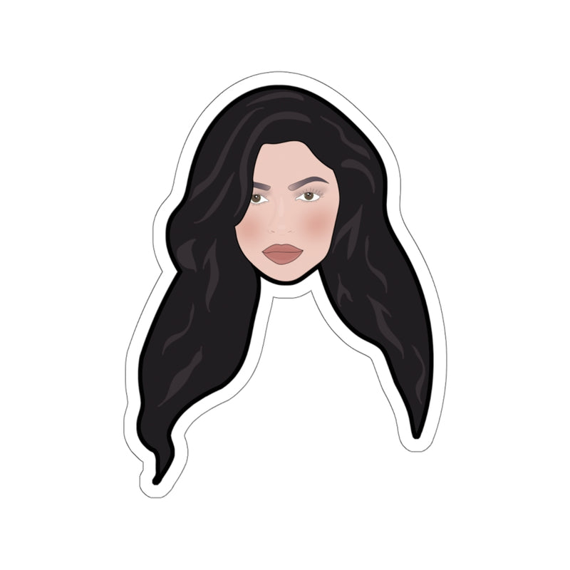 Kylie Jenner - Black Hair Sticker