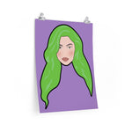 Kylie Jenner - Green Hair Poster