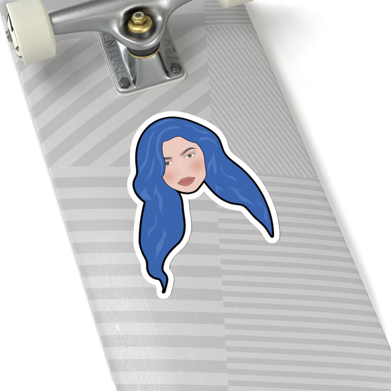 Kylie Jenner - Blue Hair Sticker