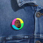 Kanye West - Color Block Button