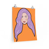 Kylie Jenner - Purple Hair Poster