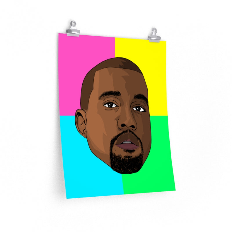 Kanye West - Color Block Poster